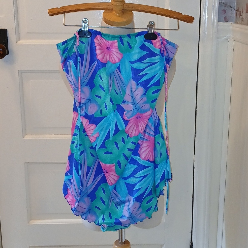 Vintage Swim Bathing Suit One Piece Slim Allure